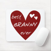 Rotes Herz-beste Oma-überhaupt T-Shirts und Mousepad (Mit Mouse)