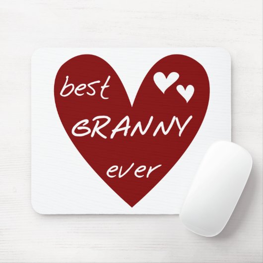 Rotes Herz-beste Oma-überhaupt T-Shirts und Mousepad (Mit Mouse)