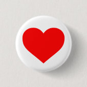 "ROTES HERZ " BUTTON (Vorderseite)