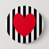 Rotes Herz Button (Vorderseite)