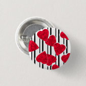 Rotes Herz Button (Vorne & Hinten)