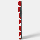 Rotes Herz Case-Mate iPhone Hülle (Rückseite / Links)
