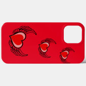 Rotes Herz Case-Mate iPhone Hülle (Rückseite (Horizontal))