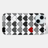 Rotes Herz Case-Mate iPhone Hülle (Rückseite (Horizontal))