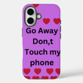 rotes Herz Case-Mate iPhone Hülle (Rückseite)