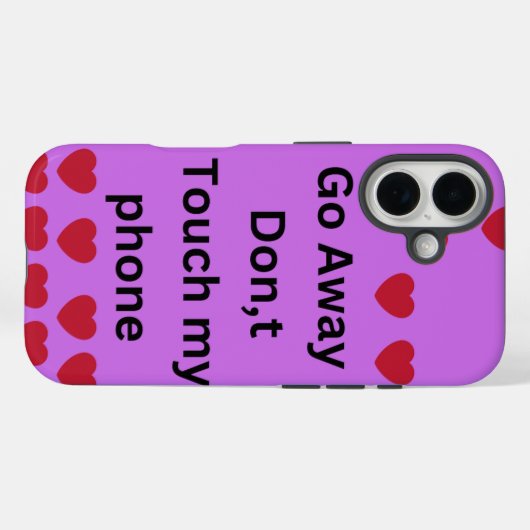 rotes Herz Case-Mate iPhone Hülle (Rückseite (Horizontal))