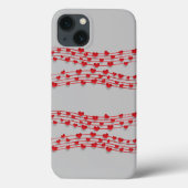 Rotes Herz Case-Mate iPhone Hülle (Rückseite)