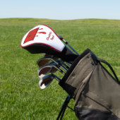 Rotes Herz Cassette Golf Headcover (In SItu)