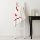 Rotes Herz Cassette Sherpadecke (Beispiel)
