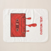 Rotes Herz Cassette Sherpadecke (Vorderseite (Horizontal))