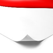 Rotes Herz der Liebe Poster (Ecke)