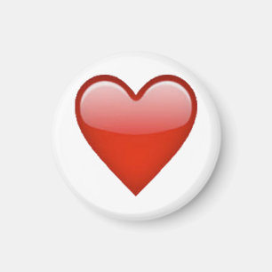 Rotes Herz - Emoji Magnet