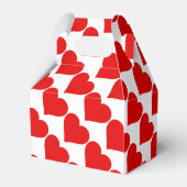Rotes Herz Form Liebe Klassischer Minimalismus Geschenkschachtel (Rückseite)