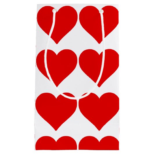 Rotes Herz Form Liebe Klassischer Minimalismus Kleine Geschenktüte