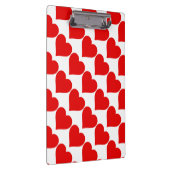 Rotes Herz Form Liebe Klassischer Minimalismus Klemmbrett (Rechts)