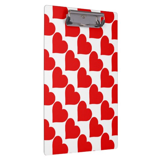 Rotes Herz Form Liebe Klassischer Minimalismus Klemmbrett (Rechts)