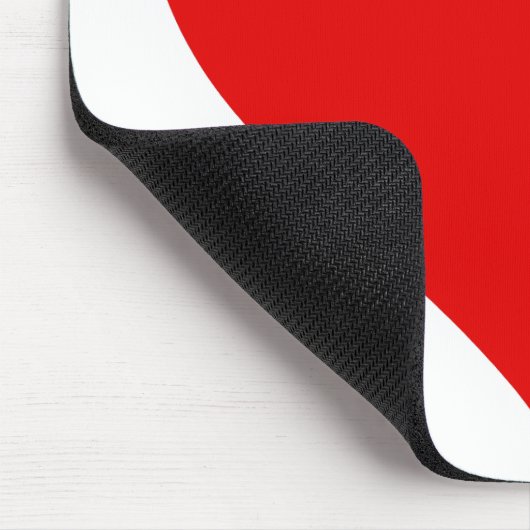 Rotes Herz Form Liebe Klassischer Minimalismus Mousepad (Ecke)