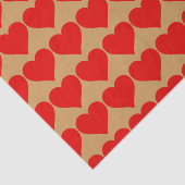 Rotes Herz Form Liebe Klassischer Minimalismus Seidenpapier (Ausschnitt)