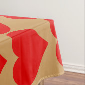 Rotes Herz Form Liebe Klassischer Minimalismus Tischdecke (Beispiel)