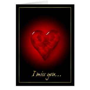 Rotes Herz Glas gemalt