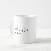 Rotes Herz groß - Großmutter Est. Kaffeetasse (Vorderseite Links)