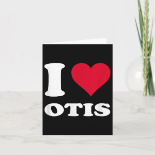 Rotes Herz I Liebe Otis Karte