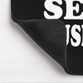 Rotes Herz ich liebe meinen Mann Design Mousepad (Ecke)