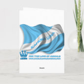 Rotes Herz in den Händen, i-Liebe, die Sie formen Karte (Rückseite)