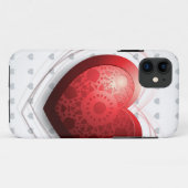 Rotes Herz, iPhone Case-Mate iPhone Hülle (Rückseite (Horizontal))