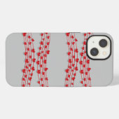 Rotes Herz iPhone Hülle (Rückseite (Horizontal))