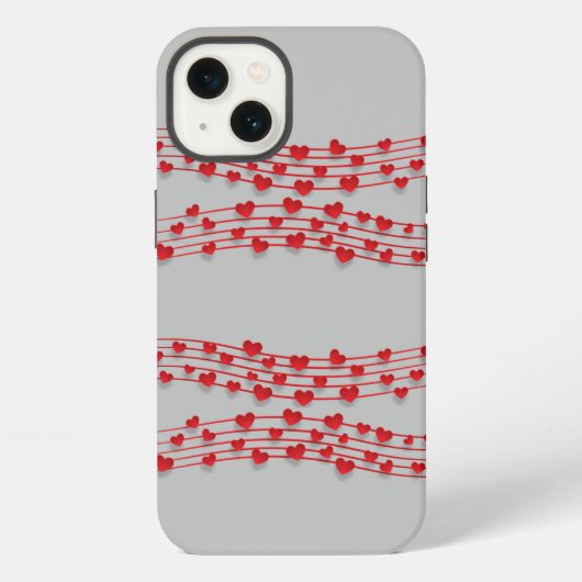 Rotes Herz iPhone Hülle (Rückseite)