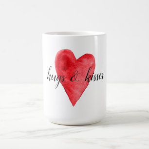 Rotes Herz Kaffeetasse