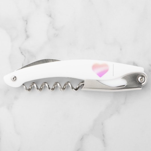 rotes Herz Kellnermesser (Rückseite)