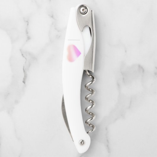 rotes Herz Kellnermesser (Rückseite)