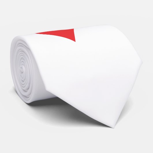 Rotes Herz Krawatte (Gerollt)