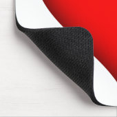 Rotes Herz Liebe Mousepad (Ecke)