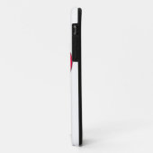 Rotes Herz mit Dog Paw Print Case-Mate iPhone Hülle (Hinten/Links)