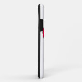 Rotes Herz mit Dog Paw Print Case-Mate iPhone Hülle (Hinten/Rechts)