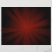 Rotes Herz mit goldenen Flügeln Flyer (Hinten)