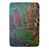 Rotes Herz Mosaik Badematte (Vorderseite Vertikal)