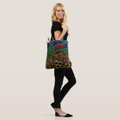 Rotes Herz Mosaik Tasche (Am Model)