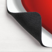 ROTES HERZ MOUSEPAD (Ecke)