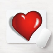 ROTES HERZ MOUSEPAD (Mit Mouse)