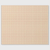 Rotes Herz Nahtloses Muster Geschenkpapier (Flach)