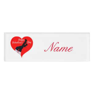 Rotes Herz Oberschenkelstiefel Valentine Thunder_C Namenschild
