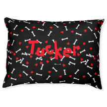 Rotes Herz Personalisierte Knochen