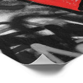 rotes Herz Poster (Ecke)