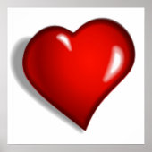 ROTES HERZ POSTER (Vorne)