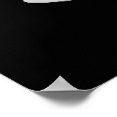 Rotes Herz Poster (Ecke)