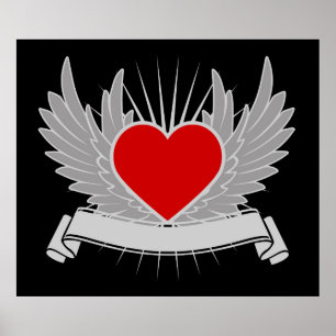 Rotes Herz Poster